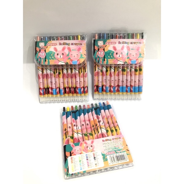 

Kerayon Puter Safari Brand 12 Warna SF-M-12CC / Rolling Crayon Safari Brand