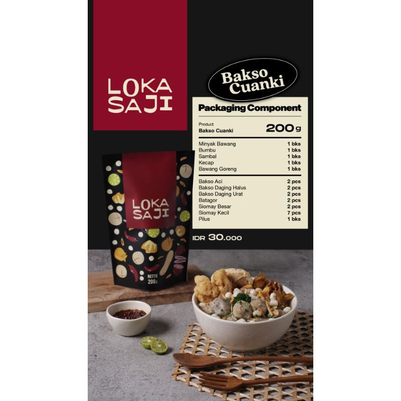 

Promo buy 3 get 1 free !!! Baso Cuanki Lokasaji