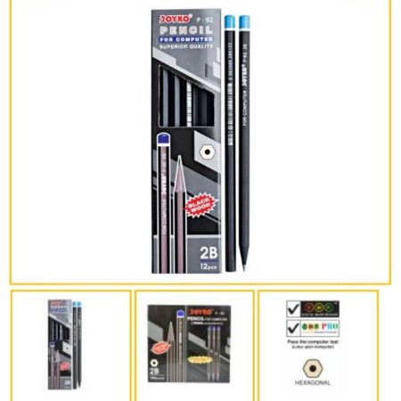 

PENSIL JOYKO 2B P-92 perlusin = 12 pcs