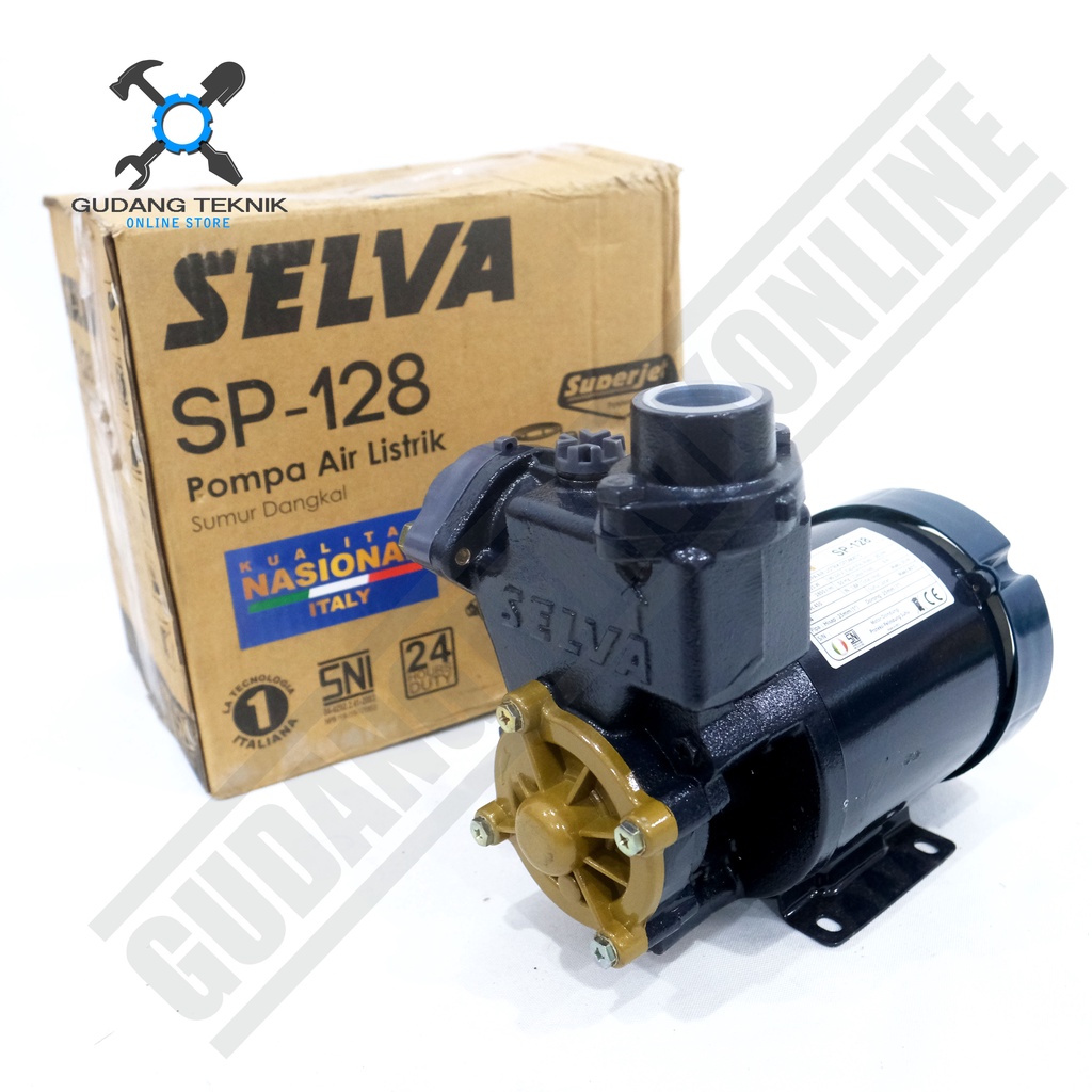 Pompa Air LISTRIK SELVA SP128 SP129 / Water Pump Pompa Air Listrik Selva SP 128 SP 129