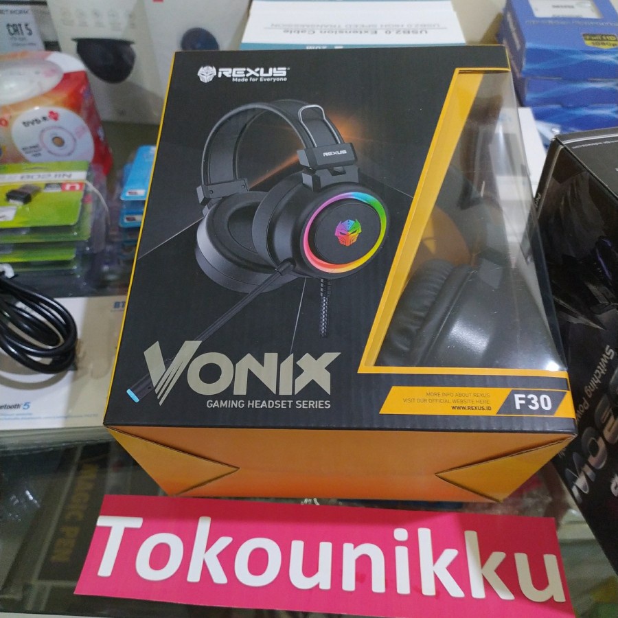 Rexus Headset Gaming Rexus Vonix F30