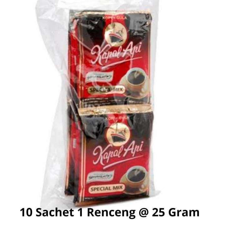 

REAL PICT! PROMO Kopi Gula Kapal Api Special Mix 10 sachet / 1 renceng