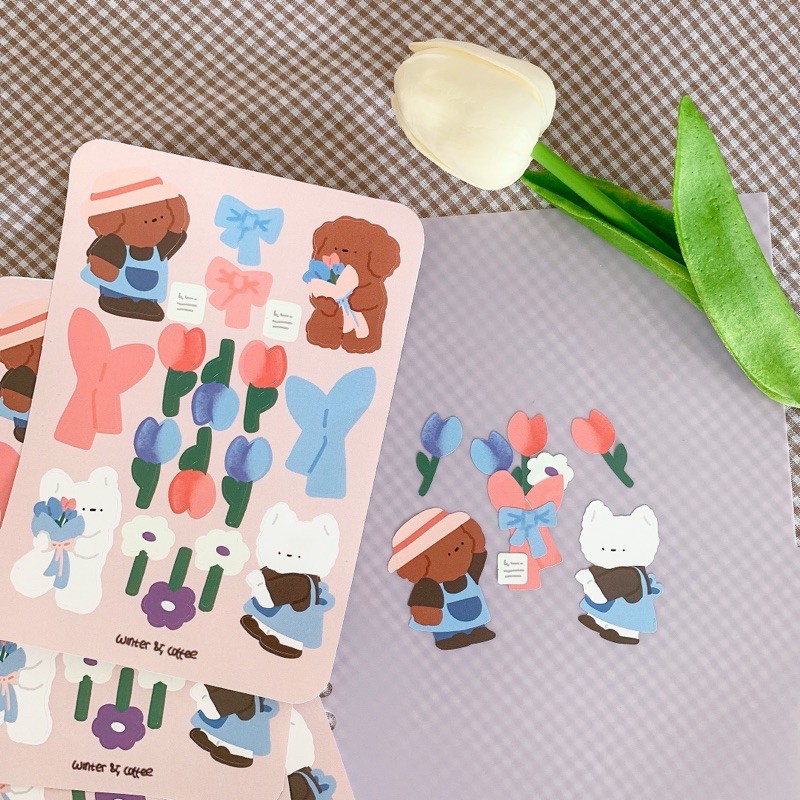 FLORIST STICKER SET