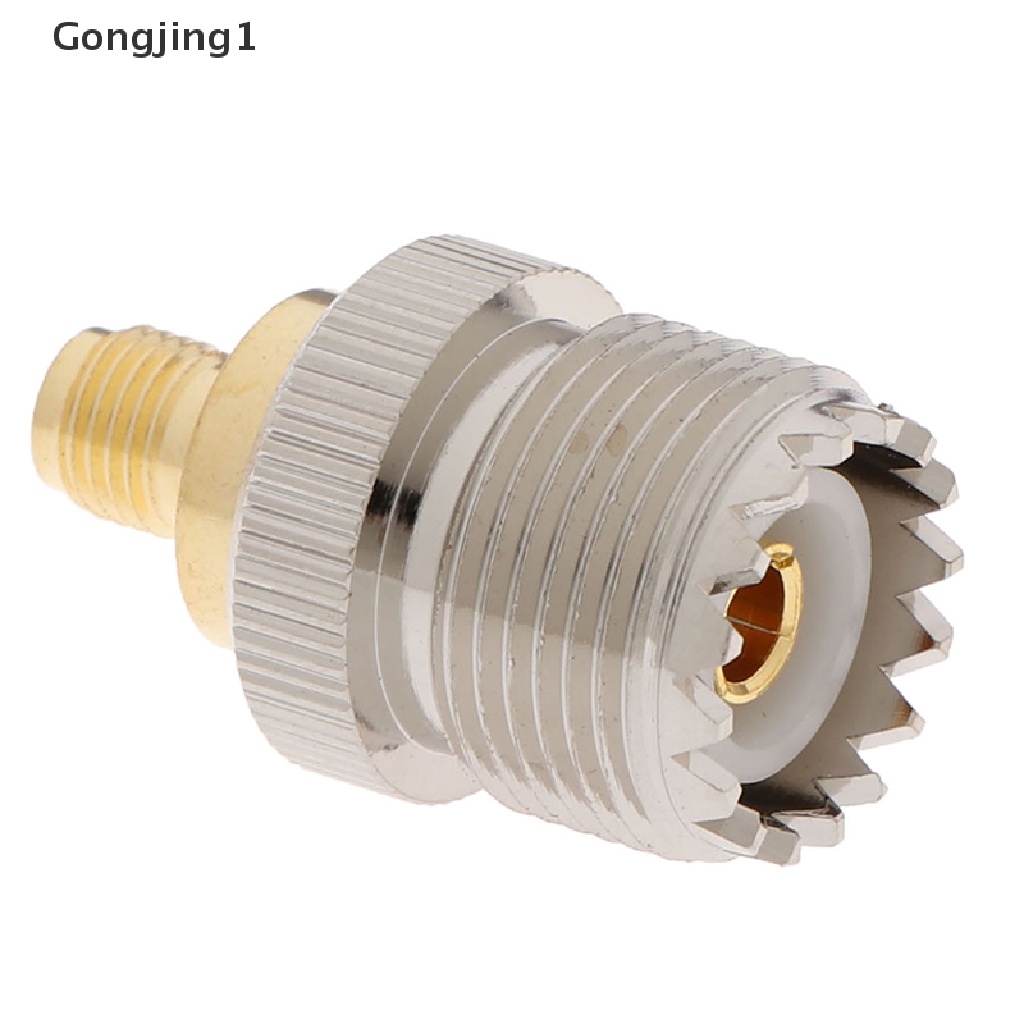 Gongjing1 1Pc Adapter Konektor RF SL16-K / SMA-K Ke SO-239 PL259 Female Tipe M