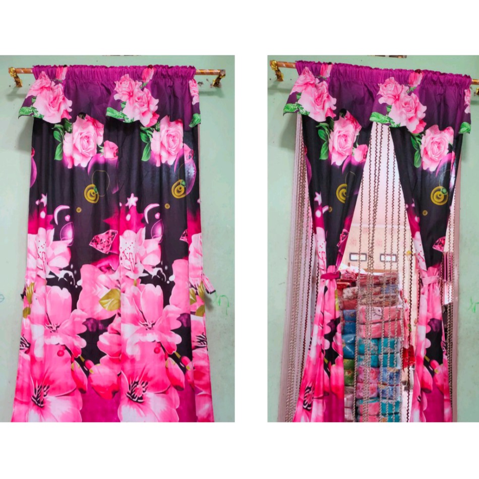 Gorden serut belah tengah motif diamond