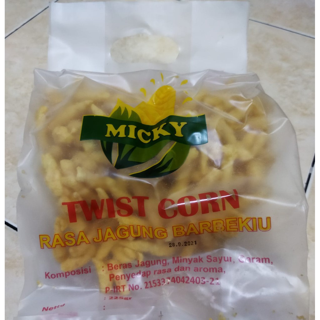 

Twistcorn Micky Jagung Bakar Barbekiu 225gr