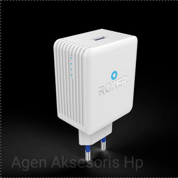 Power Charger ROKER GOBLIN RK-PC8 Adapter Charger 2.1A Power Bank 3000mAh bonus Data Cable 2.1A