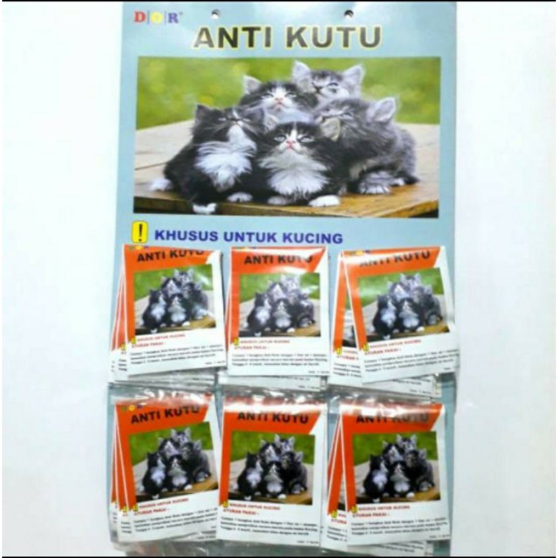 Obat Anti Kutu Kucing DOR Obat Kutu Untuk Kucing