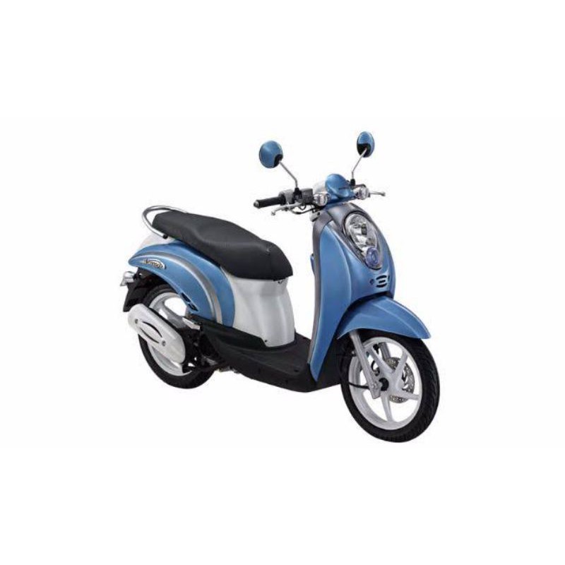 Bodi Honda Scoopy Warna Biru Tahun 2010