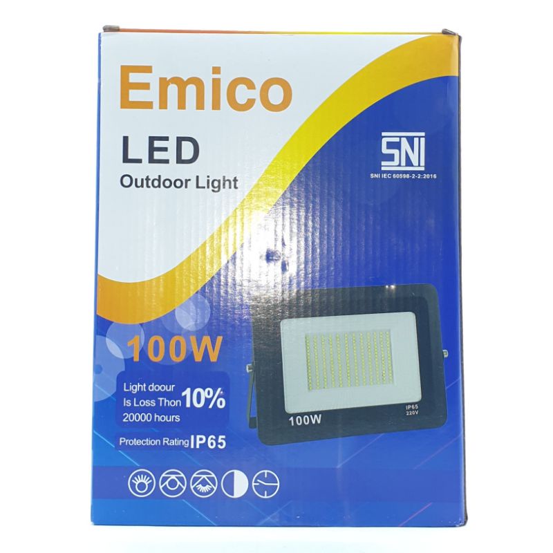 EMC NEW Design 100W Cahaya PUTIH Lampu Kap Sorot Led Lampu Tembak Panggung Outdoor Taman Lapangan