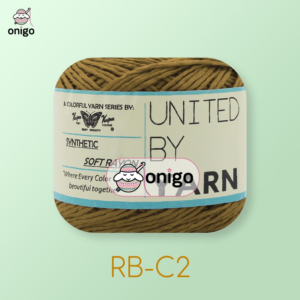 Onigo Soft Rayon Big Ply - Benang Rajut Soft Rayon United - Benang Rajut Rayon Viscose - C2