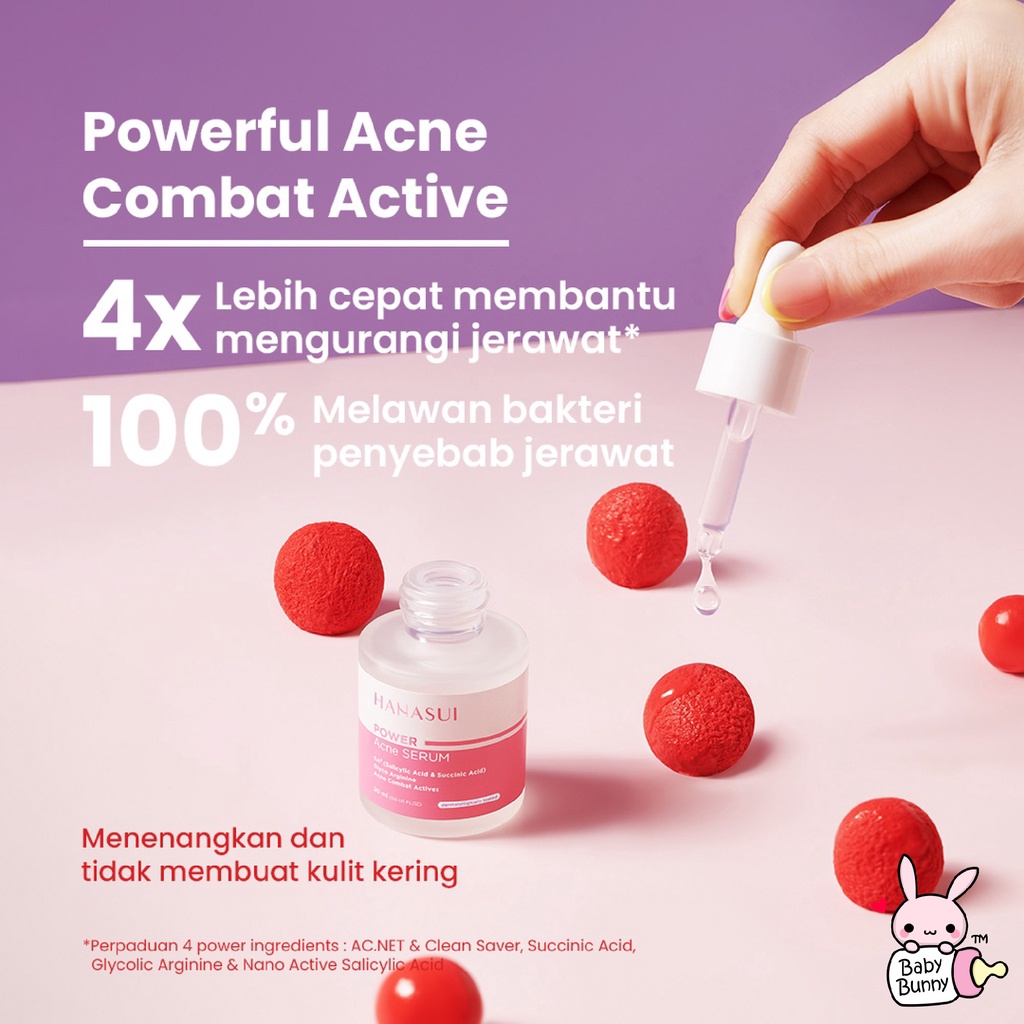 ❤ BELIA ❤ HANASUI Power Serum | Acne | Bakuchiol | Barrier | Peeling Serum | BPOM