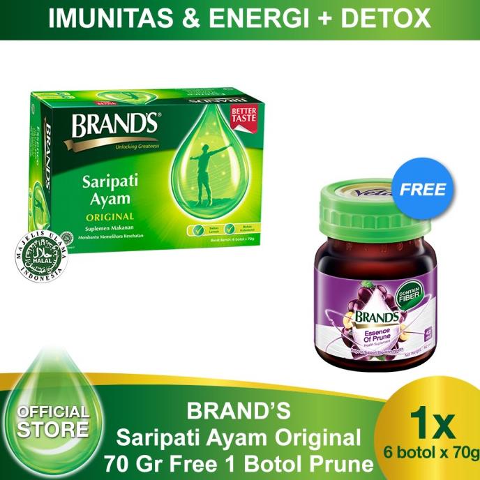 

Brand's Saripati Ayam Original 70 Gr Free 1 Botol Prune ---Terbaru---