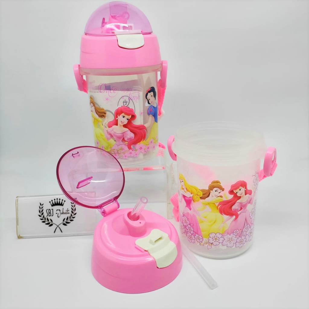 Botol air minum PLASTIK BPA Free 350 ml Karakter PRINCESS