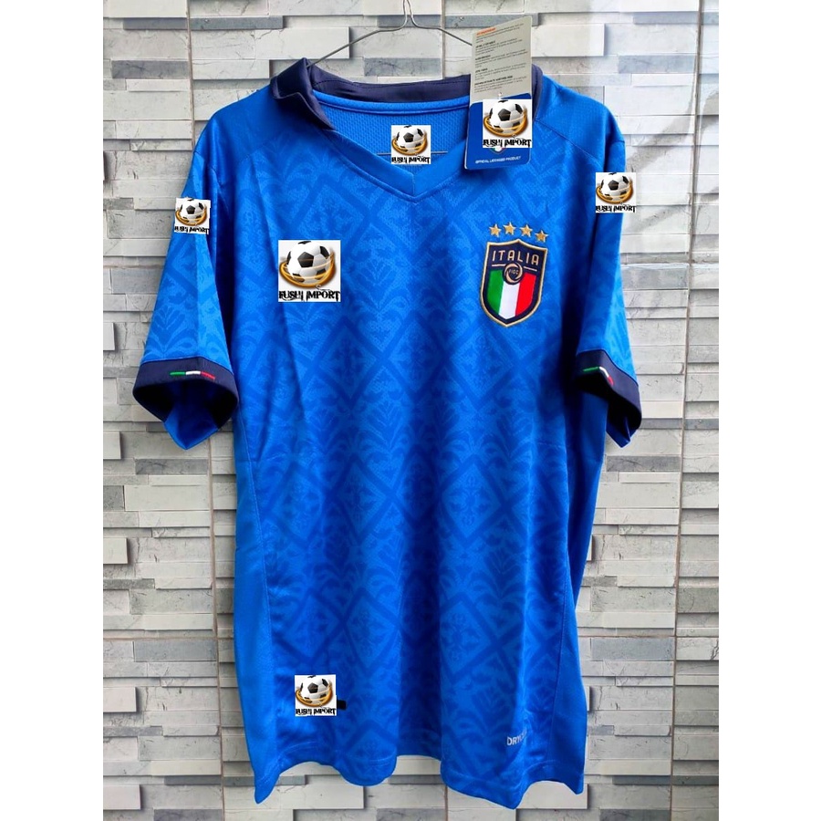 HQ JERSEY BOLA ITALIA HOME EU CUP 2021 ITALY GO HIGH QUALITY IMPORT