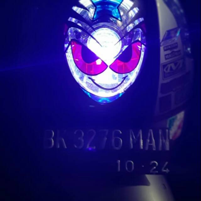 Stiker variasi lampu scoopy