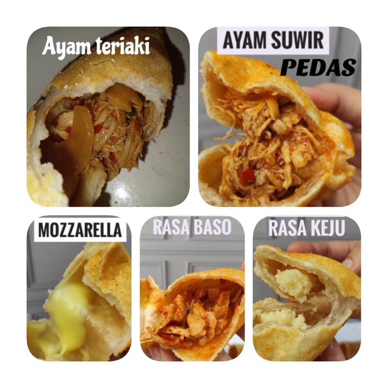 

Cireng isi Ayam suwir Dan Aneka Rasa