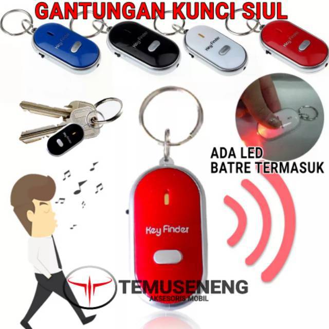 Gantungan Kunci Siul Mobil Motor Murah Key Finder Warna