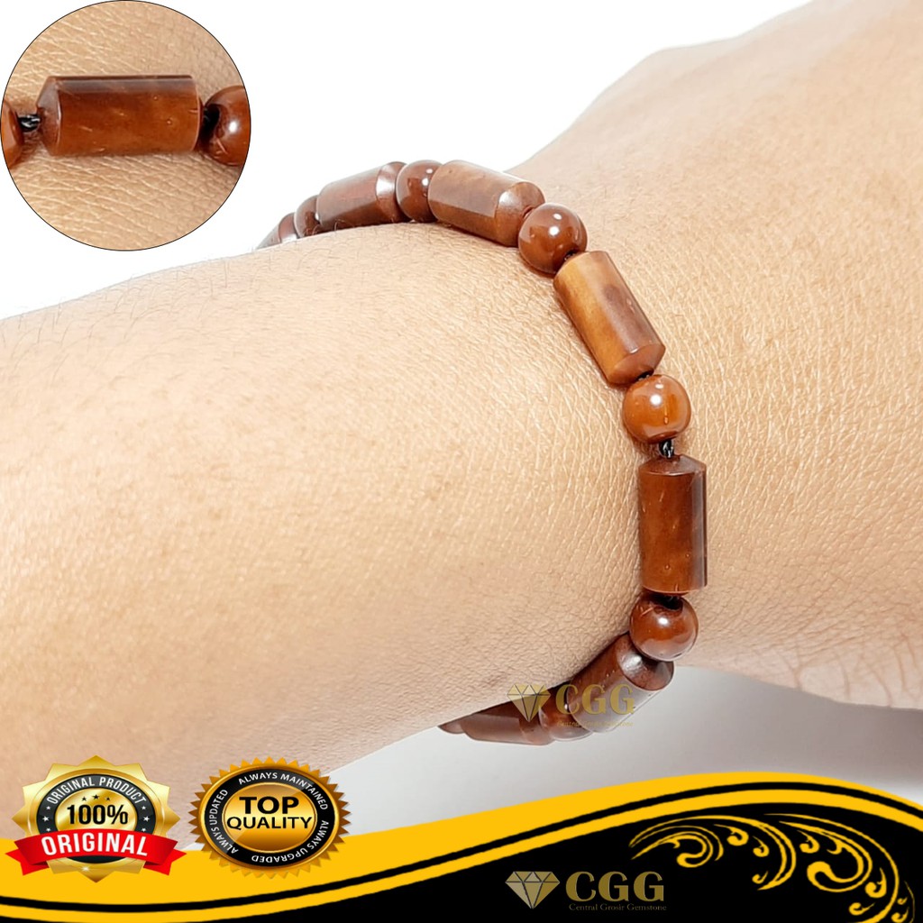 Gelang Pria Wanita Kayu Kaokah Kokka Asli Original Garansi