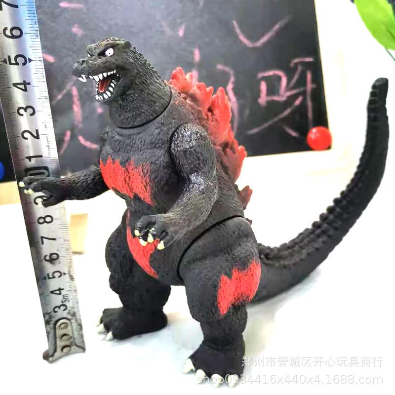 figure godzilla burning medium monster kaiju mainan