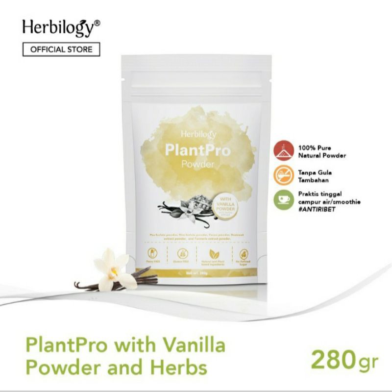 

Herbilogy Plant Pro Powder - Vanilla, Coklat dan Kacang Polong