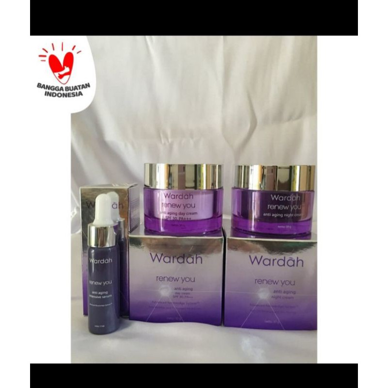 Paket Wardah Renew You Anti Aging 3 IN 1