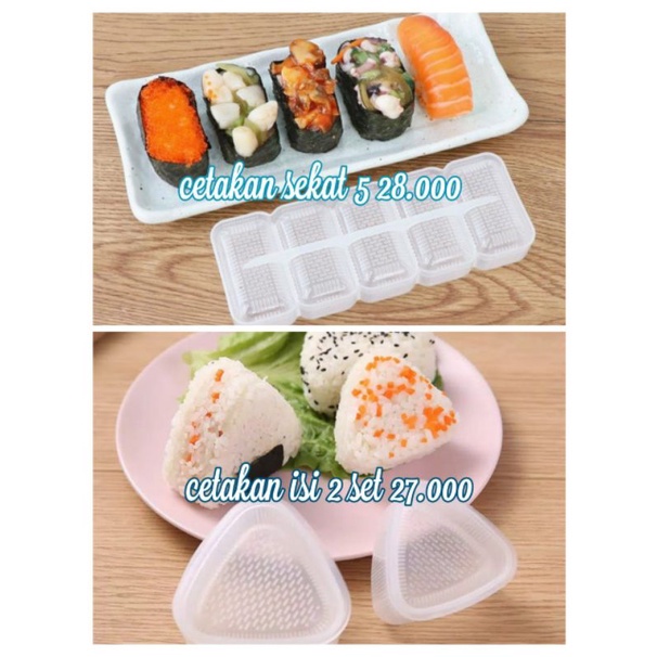 Cetakan onigiri segitiga/ cetakan nasi kepal onigiri / onigiri bento rice mold /cetakan nasi