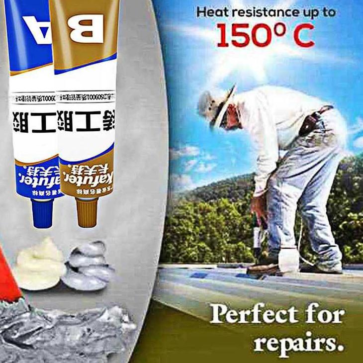

➧Readystock❂➧ GHIB0 Lem Perekat Super Kuat Serbaguna Caster Glue A+B 100g Lem Besi Kayu Kaca Plastik Karet Metal J81 ➧Murah