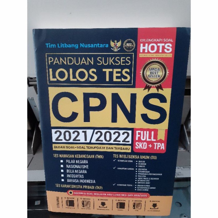 

BUKU CPNS PANDUAN SUKSES LOLOS TES CPNS 2021/2022 HOTS KPL413