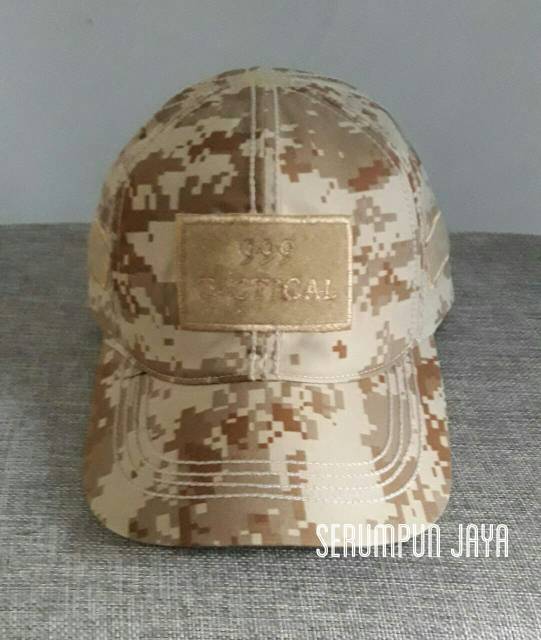 TOPI ARMY VELCRO TACTICAL KREM