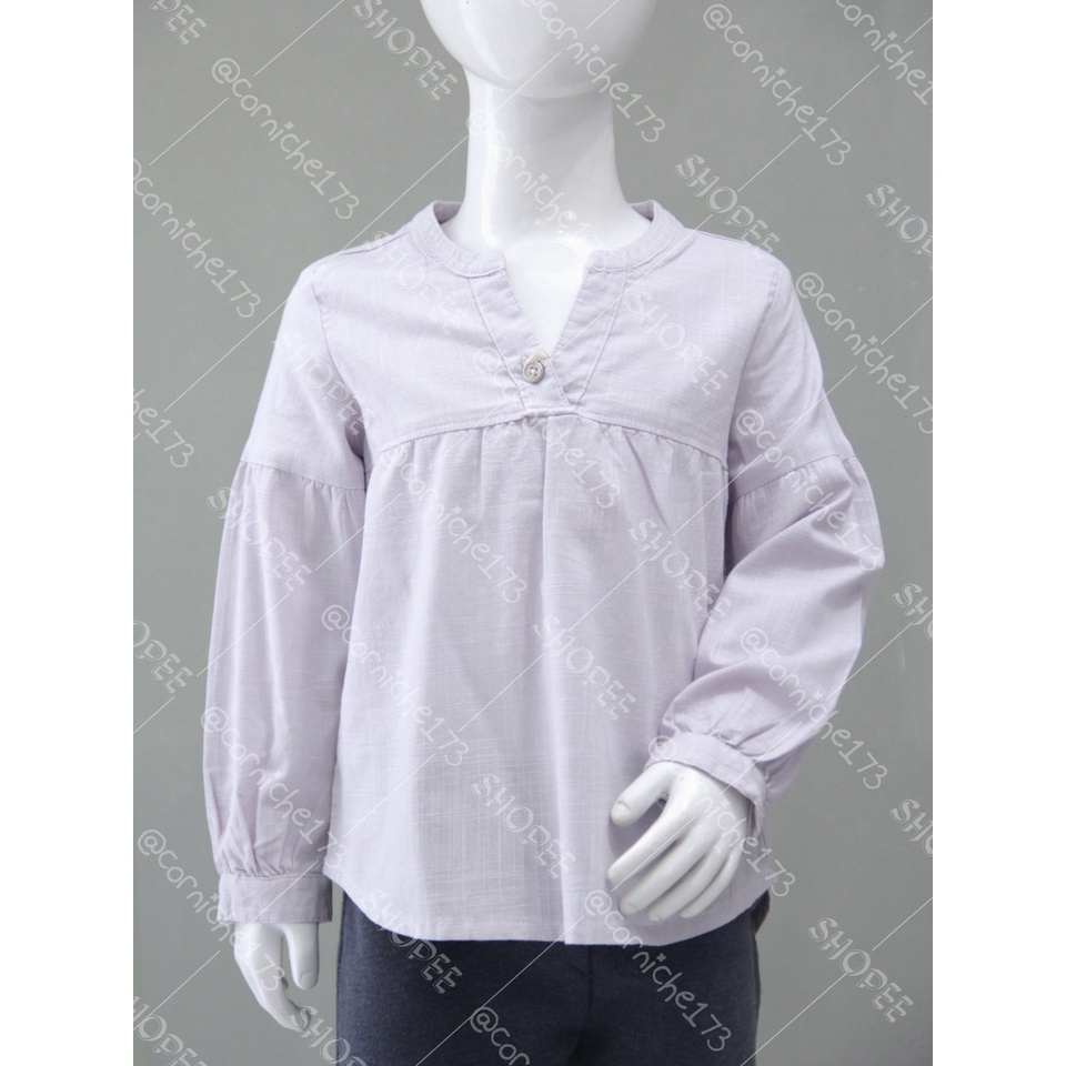 Corniche Kids Yurike Blouse Kids Light Purple - TB K23143