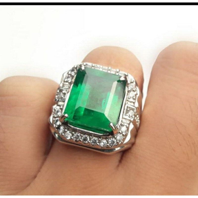 Cincin Batu PERMATA Zamrud Zambia