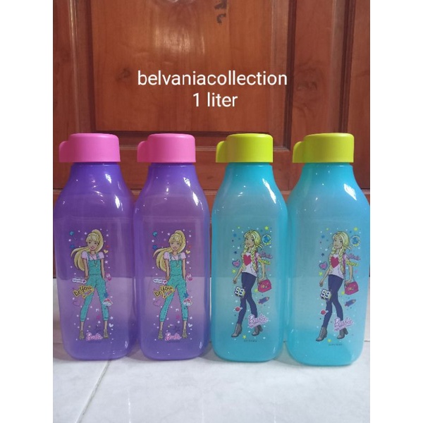 Botol minum botol eco Barbie 1 liter Tupperware 1 pcs