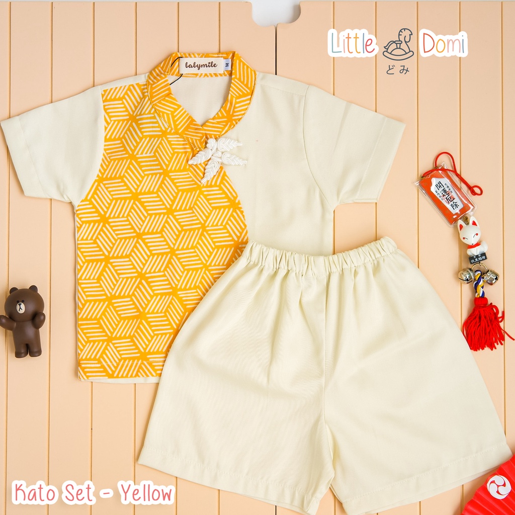 Kato Kimono Set ( Boy ) - Kimono Anak - Setelan Anak - Little Domi