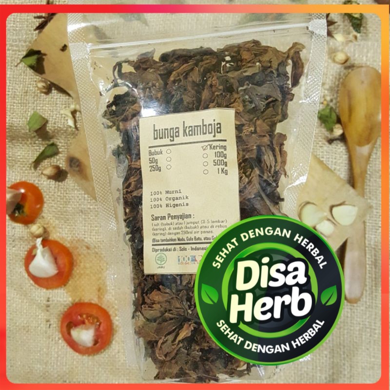 

BUNGA KAMBOJA KERING 1KG - Plumeria - MURNI - JSR - REMPAH