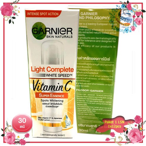 Skin Care Garnier Light Complete Vitamin C SE Yuzu - 30ml (Paket 1Lsn)