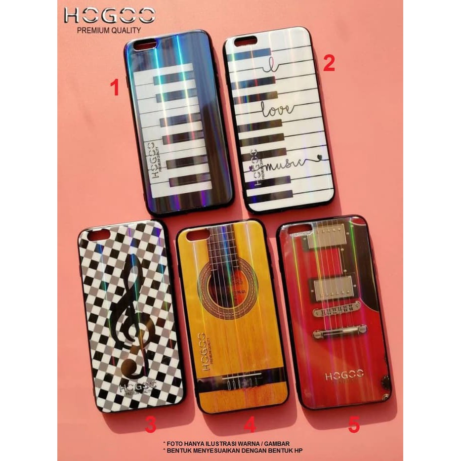 ready            Case OPPO A3S HOGOO Musical Fashion Premium Hard Case UV OPPO A3S