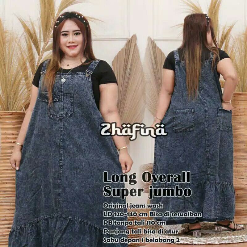 overall gamis jeans