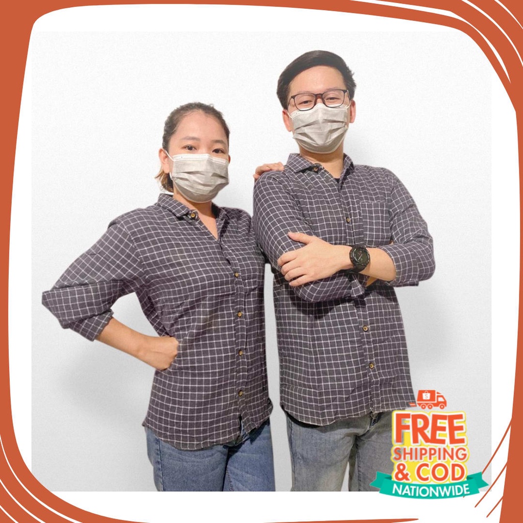 Whiteining Cleaning Best Quality atasan kancing kerah  /  PLANANDBE KEMEJA FLANEL / KEMEJA TERBARU U