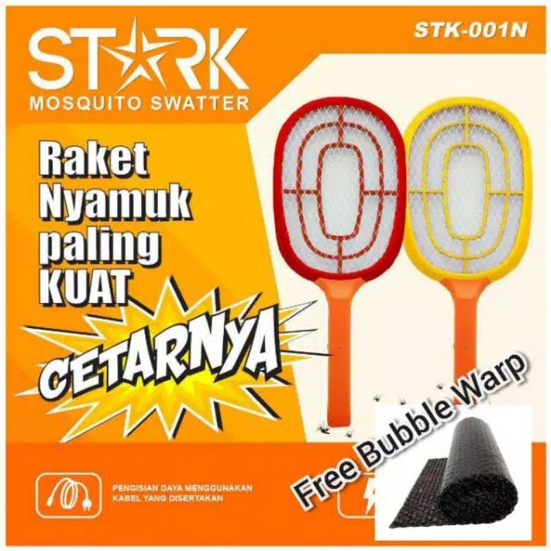 Raket nyamuk Stark 001 / Raket nyamuk Bagus / Raket nyamuk murah / Raket Nyamuk cas