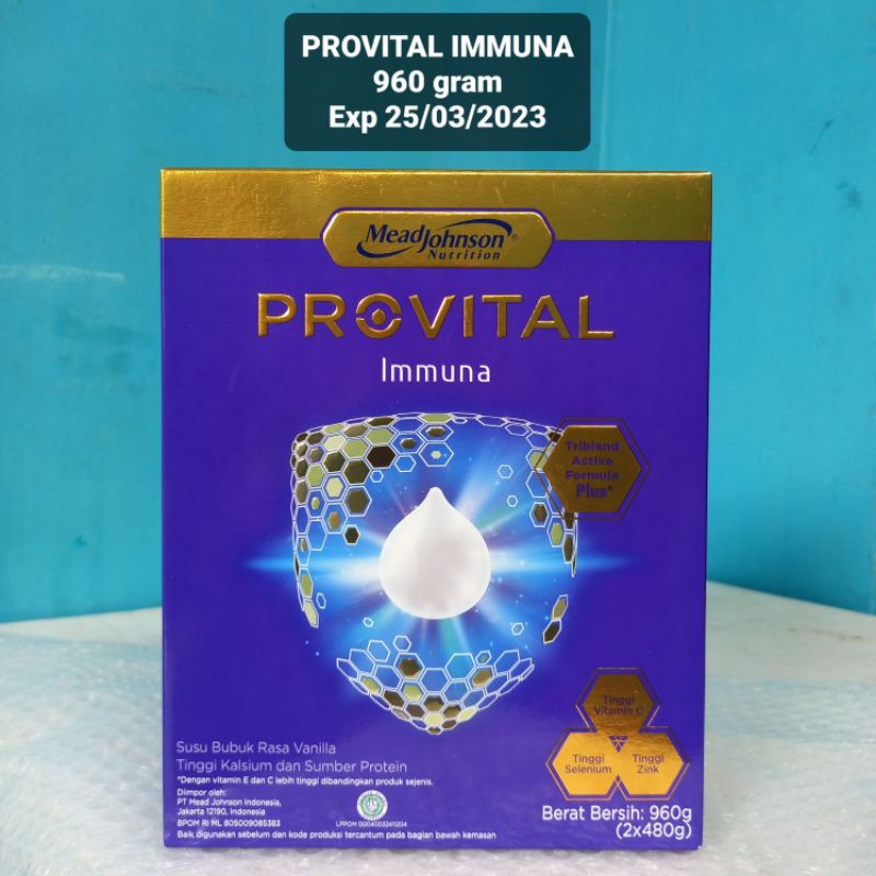 Provital Immuna Susu Dewasa 960 gram