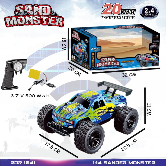 MURAH RDR1041 RDR1205 RDR1202 RC Sander Monster Offroad Off Road Pasir Jeep Mainan Anak Mobil Mobilan Remote Control RADAR