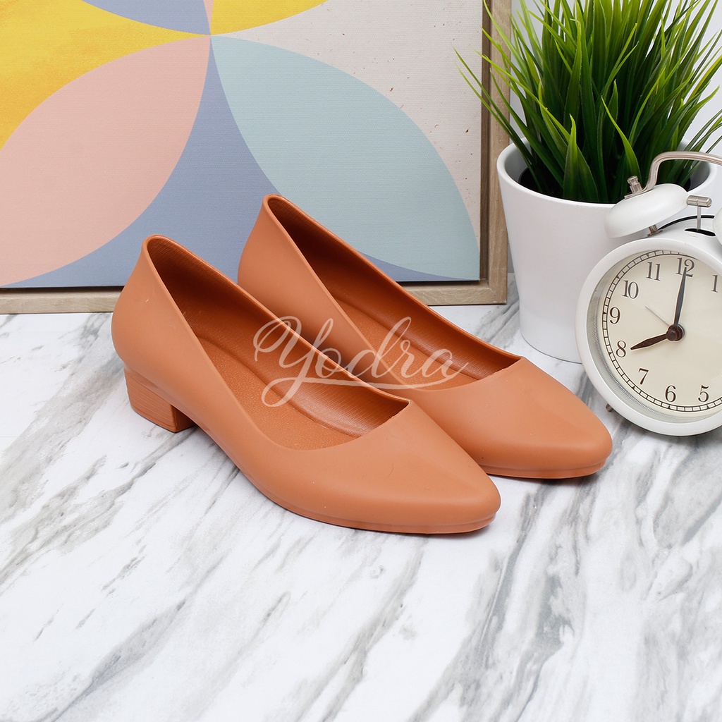 Yodra Kehlani Wedges Jelly Shoes Import YDR307 Real Pict