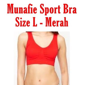 ❄️MATCHA❄️ Munafie Bra / Munafie Sport Bra (biru, hitam, krem, merah, pink)