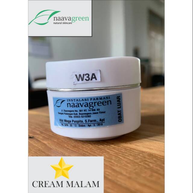 Naavagreen cream malam w3a