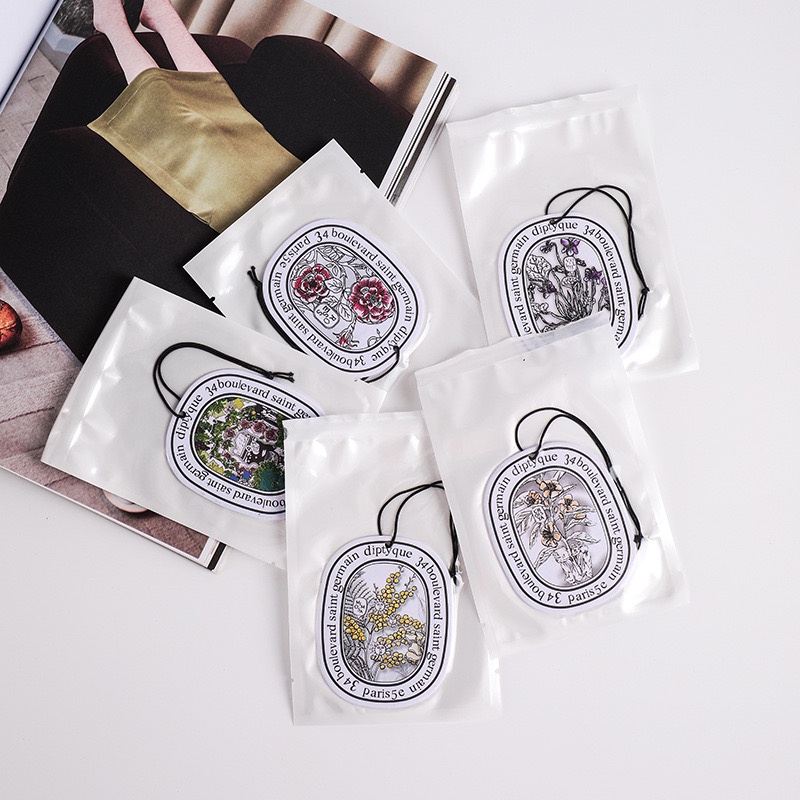 diptyque pengharum pewangi parfum mobil air freshener car perfume kertas