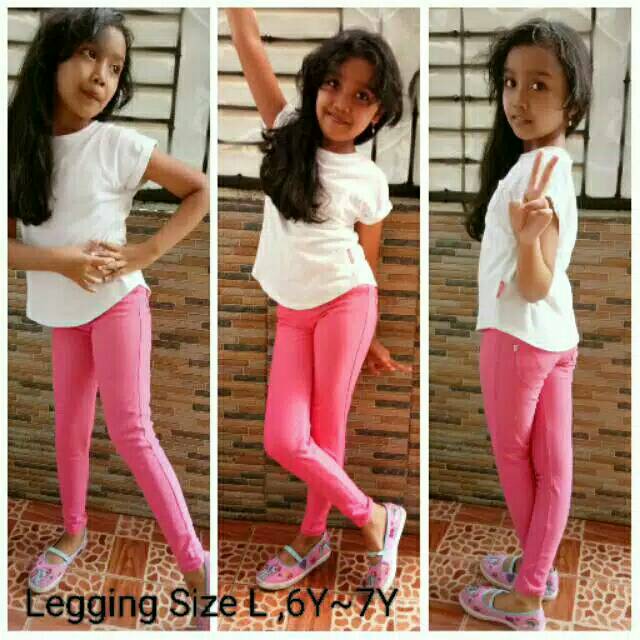 Celana Legging Denim Anak (Ukuran XL)