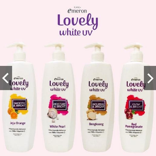 EMERON LOVELY Hand &amp; Body Lotion Botol 500ML white pearl / bengkoang