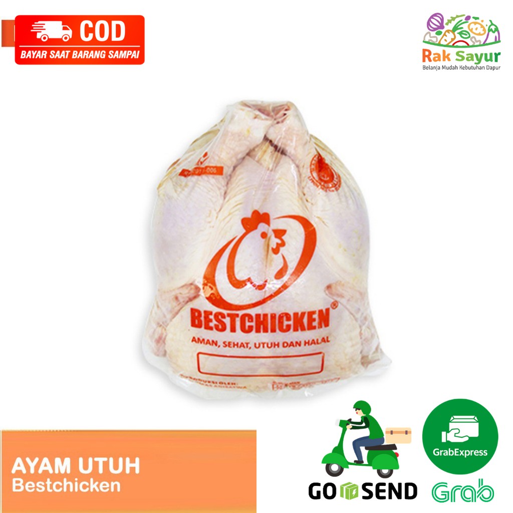 

Daging Ayam Utuh 0,9-1Kg Beast Meat Segar Frozen Fresh Chicken Murah Rak Sayur