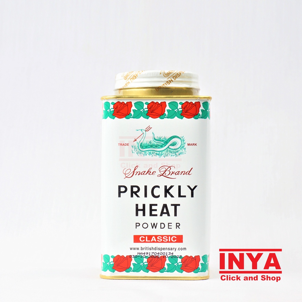 SNAKE BRAND PRICKLY HEAT POWDER CLASSIC 150gr - Bedak Kulit
